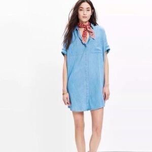 EUC MADEWELL Denim Courier Shirtdress #F0627